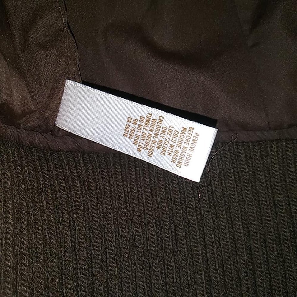 Abercrombie Size L Girls Brown Down Puffer Vest - Picture 10 of 10